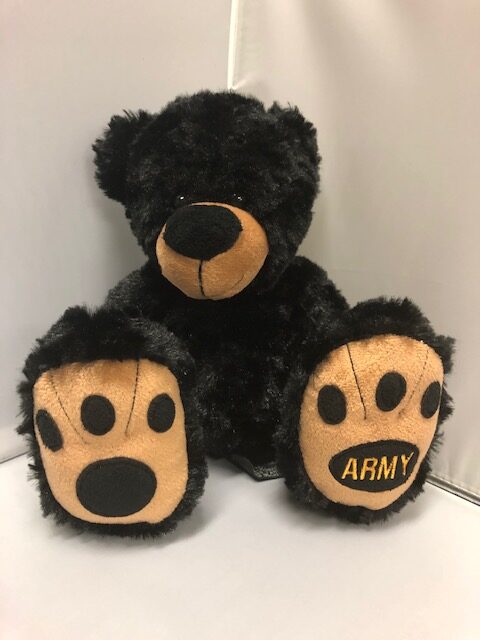 army plush bear
